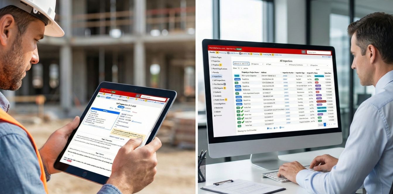 Efficiency and data integrity in FireInspection360